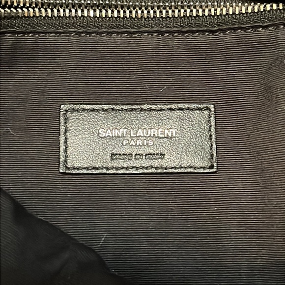 Auth Saint Laurent Teddy Palm Backpack Bag Drawstring Top Purse - Picture 7 of 10